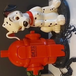 Vintage 101 Dalmatian Animated Brooktel 1997 Telephone